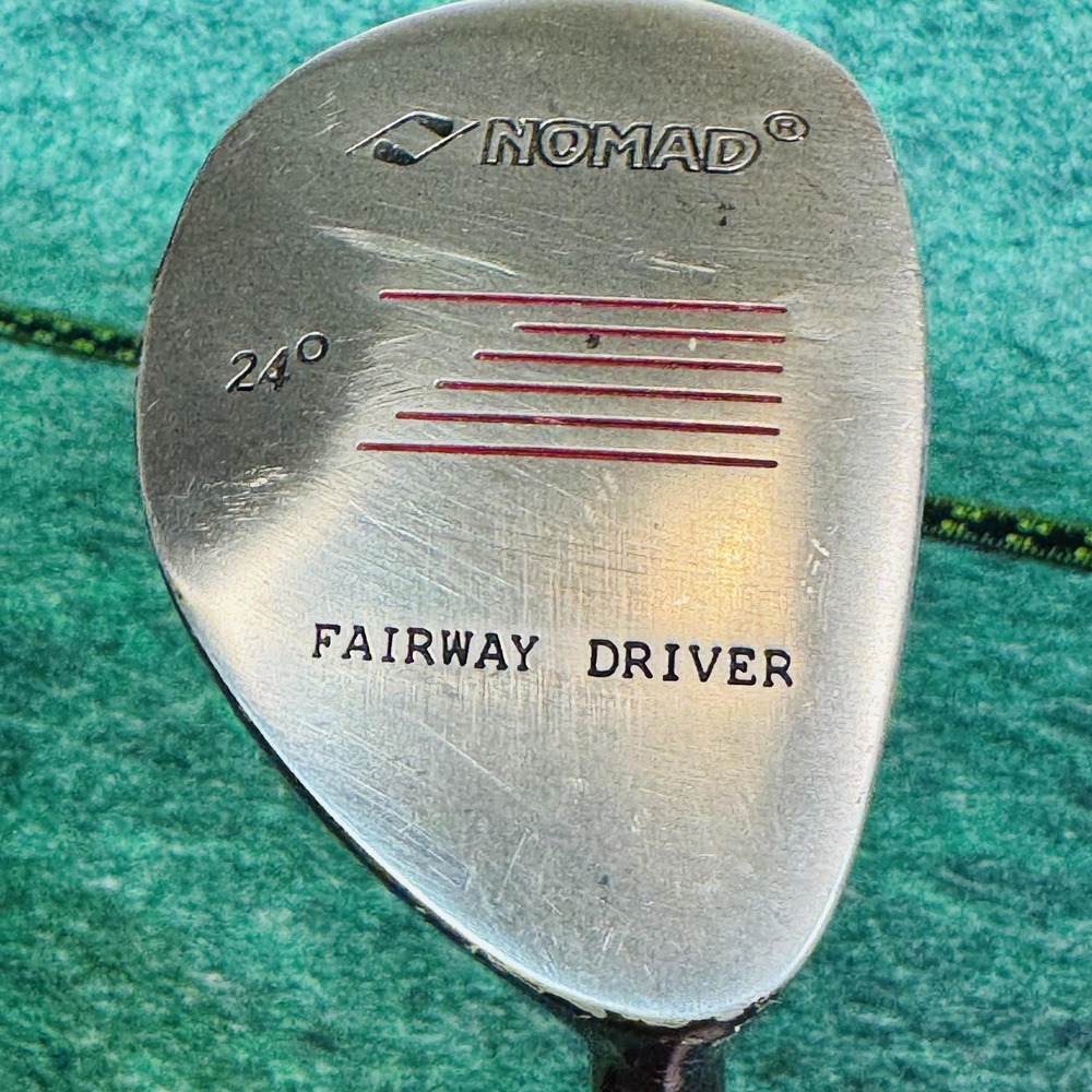 Vintage Nomad 24° Fairway Driver Mens RH Aldila 3000 Regular Graphite Burgundy